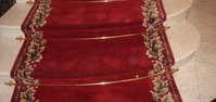 Ковровая дорожка, ковродержатель, ступеники, лестница